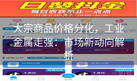 大宗商品价格分化，工业金属走强：市场新动向解析