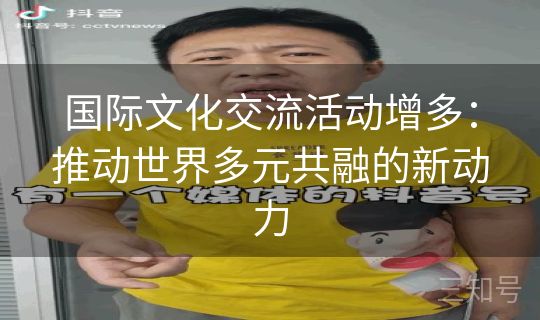 国际文化交流活动增多：推动世界多元共融的新动力
