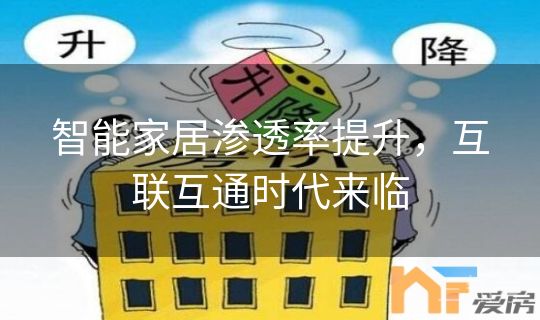 智能家居渗透率提升，互联互通时代来临