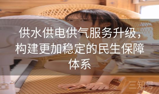 供水供电供气服务升级，构建更加稳定的民生保障体系