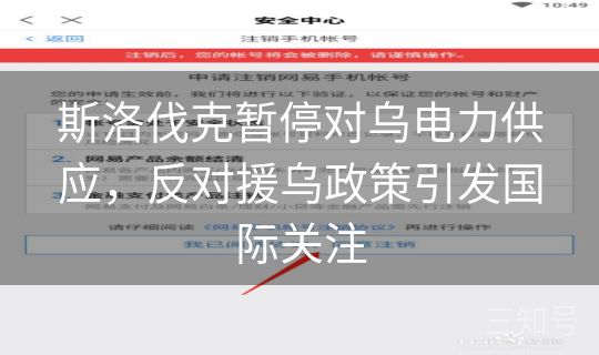斯洛伐克暂停对乌电力供应,反对援乌政策引发国际关注 斯洛伐克暂停对乌电力供应,反对援乌政策引发国际关注
