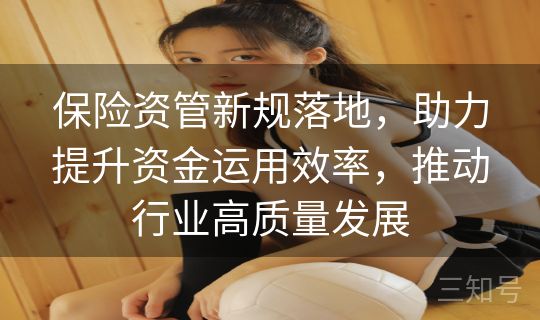 保险资管新规落地,助力提升资金运用效率,推动行业高质量发展 保险资管新规落地,助力提升资金运用效率,推动行业高质量发展