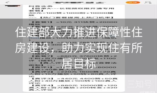 住建部大力推进保障性住房建设,助力实现住有所居目标 住建部大力推进保障性住房建设,助力实现住有所居目标