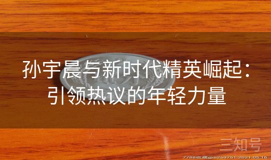 孙宇晨与新时代精英崛起：引领热议的年轻力量