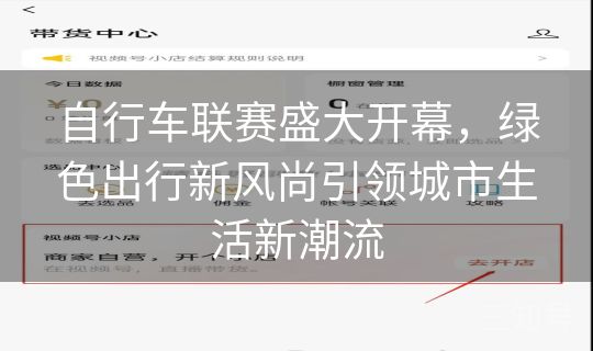 自行车联赛盛大开幕，绿色出行新风尚引领城市生活新潮流
