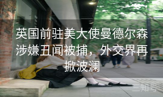 英国前驻美大使曼德尔森涉嫌丑闻被捕,外交界再掀波澜 英国前驻美大使曼德尔森涉嫌丑闻被捕,外交界再掀波澜