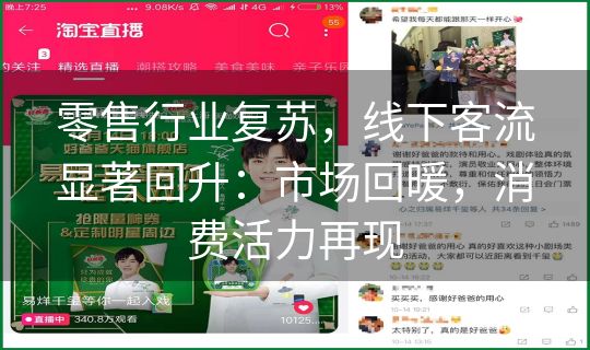 零售行业复苏,线下客流显著回升:市场回暖,消费活力再现 零售行业复苏,线下客流显著回升:市场回暖,消费活力再现