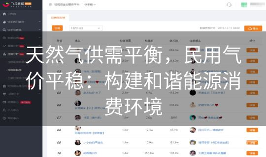 天然气供需平衡，民用气价平稳：构建和谐能源消费环境