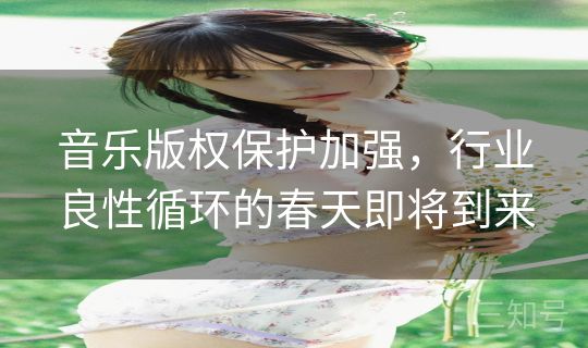 音乐版权保护加强，行业良性循环的春天即将到来