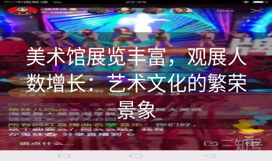 美术馆展览丰富，观展人数增长：艺术文化的繁荣景象