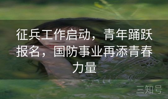 征兵工作启动,青年踊跃报名,国防事业再添青春力量 征兵工作启动,青年踊跃报名,国防事业再添青春力量