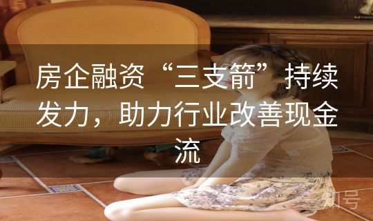 房企融资“三支箭”持续发力,助力行业改善现金流 房企融资“三支箭”持续发力,助力行业改善现金流