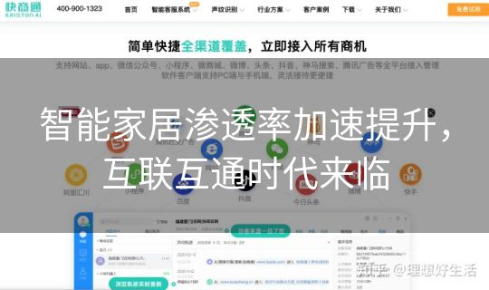 智能家居渗透率加速提升，互联互通时代来临