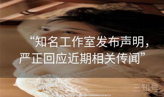 “知名工作室发布声明，严正回应近期相关传闻”