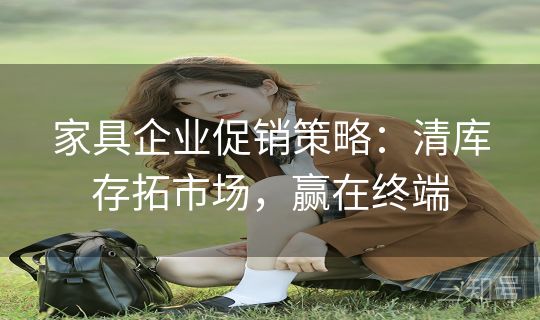 家具企业促销策略：清库存拓市场，赢在终端