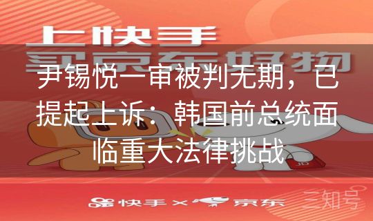 尹锡悦一审被判无期，已提起上诉：韩国前总统面临重大法律挑战