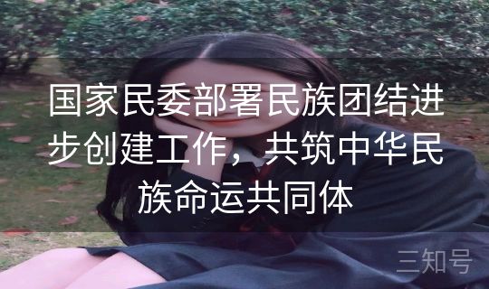 国家民委部署民族团结进步创建工作,共筑中华民族命运共同体 国家民委部署民族团结进步创建工作,共筑中华民族命运共同体