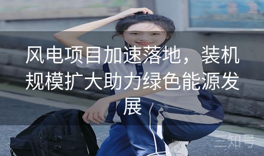 风电项目加速落地，装机规模扩大助力绿色能源发展