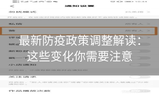 最新防疫政策调整解读：这些变化你需要注意