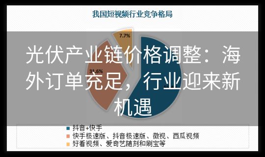 光伏产业链价格调整:海外订单充足,行业迎来新机遇 光伏产业链价格调整:海外订单充足,行业迎来新机遇