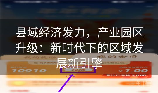 县域经济发力,产业园区升级:新时代下的区域发展新引擎 县域经济发力,产业园区升级:新时代下的区域发展新引擎