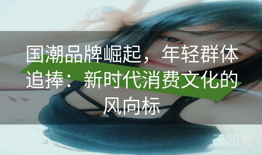 国潮品牌崛起,年轻群体追捧:新时代消费文化的风向标 国潮品牌崛起,年轻群体追捧:新时代消费文化的风向标