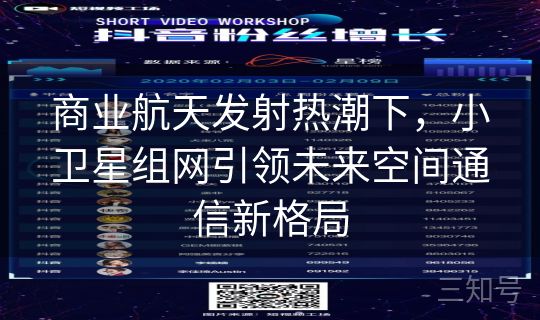 商业航天发射热潮下，小卫星组网引领未来空间通信新格局