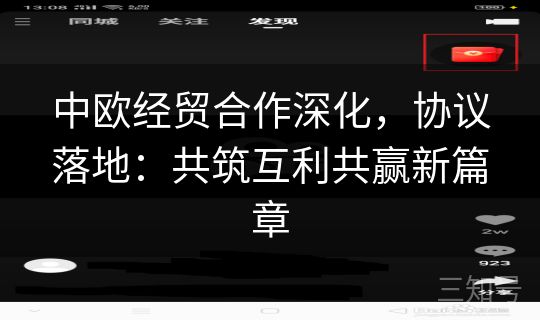 中欧经贸合作深化,协议落地:共筑互利共赢新篇章 中欧经贸合作深化,协议落地:共筑互利共赢新篇章