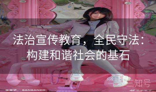 法治宣传教育,全民守法:构建和谐社会的基石 法治宣传教育,全民守法:构建和谐社会的基石