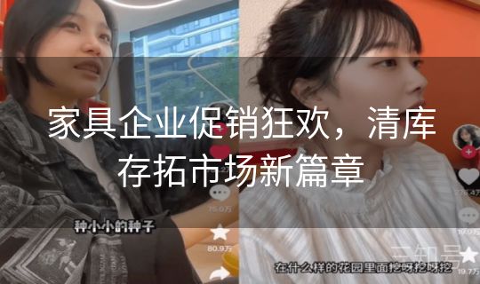 家具企业促销狂欢，清库存拓市场新篇章