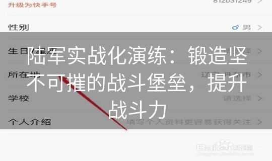 陆军实战化演练:锻造坚不可摧的战斗堡垒,提升战斗力 陆军实战化演练:锻造坚不可摧的战斗堡垒,提升战斗力