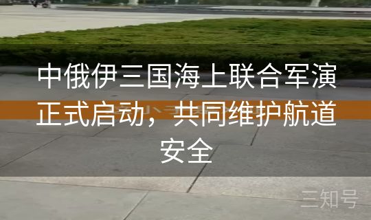 中俄伊三国海上联合军演正式启动,共同维护航道安全 中俄伊三国海上联合军演正式启动,共同维护航道安全