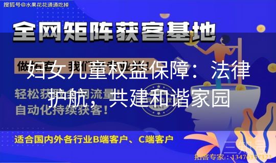 妇女儿童权益保障：法律护航，共建和谐家园