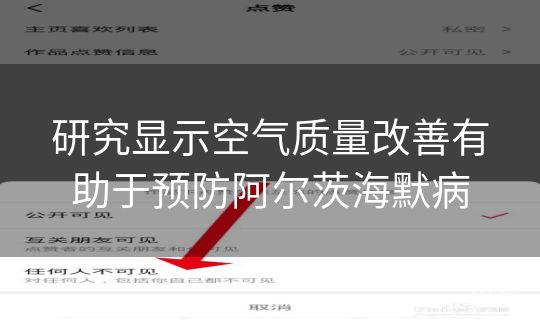 研究显示空气质量改善有助于预防阿尔茨海默病