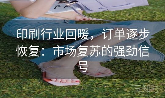 印刷行业回暖，订单逐步恢复：市场复苏的强劲信号
