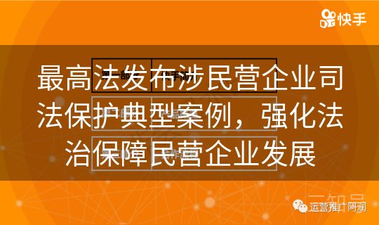 最高法发布涉民营企业司法保护典型案例，强化法治保障民营企业发展