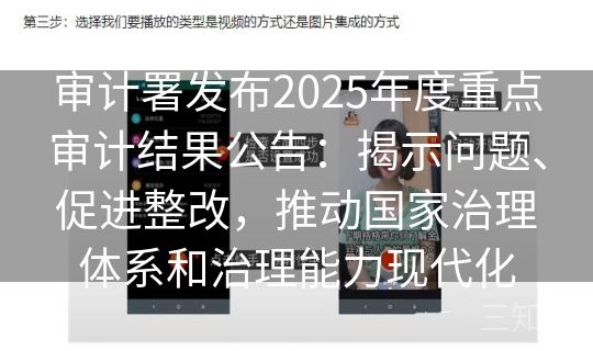 审计署发布2025年度重点审计结果公告：揭示问题、促进整改，推动国家治理体系和治理能力现代化