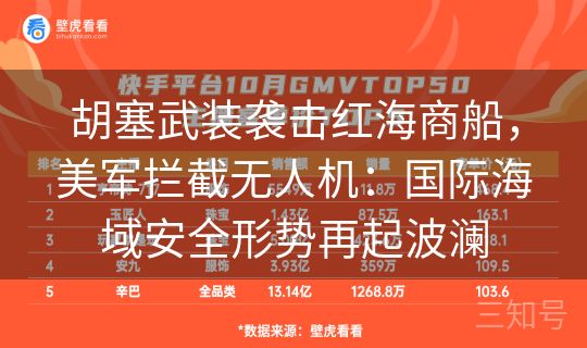 胡塞武装袭击红海商船，美军拦截无人机：国际海域安全形势再起波澜