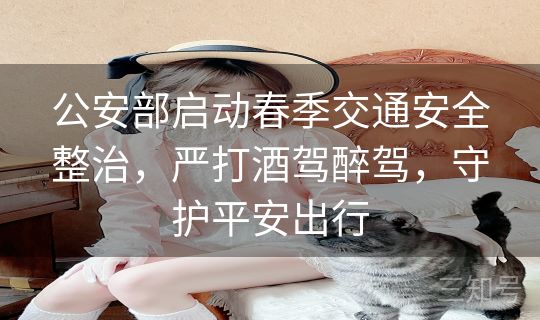 公安部启动春季交通安全整治，严打酒驾醉驾，守护平安出行