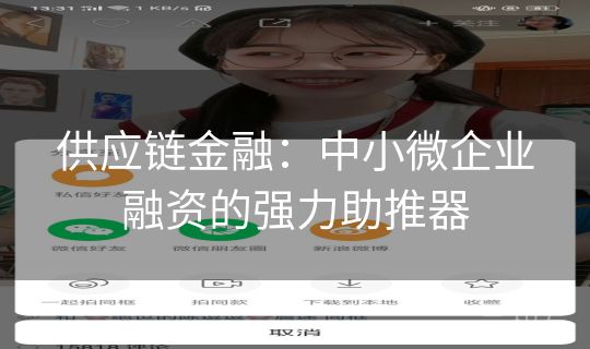 供应链金融：中小微企业融资的强力助推器