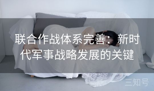 联合作战体系完善：新时代军事战略发展的关键