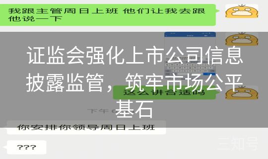 证监会强化上市公司信息披露监管，筑牢市场公平基石