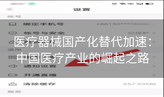 医疗器械国产化替代加速:中国医疗产业的崛起之路 医疗器械国产化替代加速:中国医疗产业的崛起之路