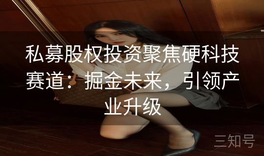 私募股权投资聚焦硬科技赛道：掘金未来，引领产业升级