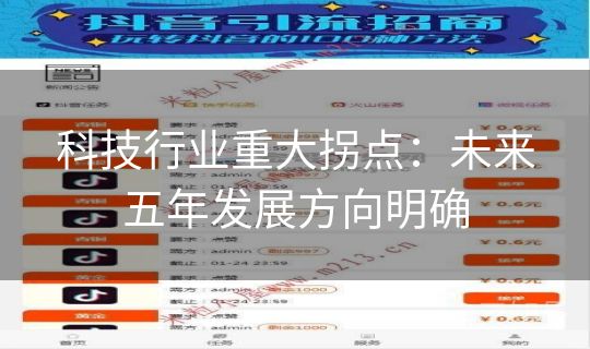 科技行业重大拐点：未来五年发展方向明确