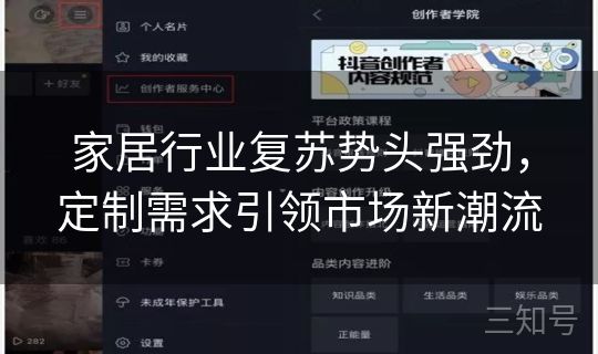 家居行业复苏势头强劲,定制需求引领市场新潮流 家居行业复苏势头强劲,定制需求引领市场新潮流