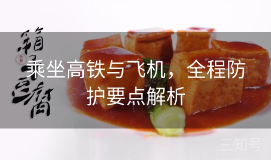 乘坐高铁与飞机，全程防护要点解析