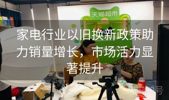 家电行业以旧换新政策助力销量增长,市场活力显著提升 家电行业以旧换新政策助力销量增长,市场活力显著提升