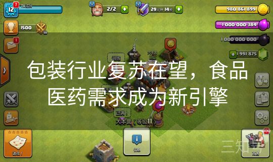 包装行业复苏在望，食品医药需求成为新引擎