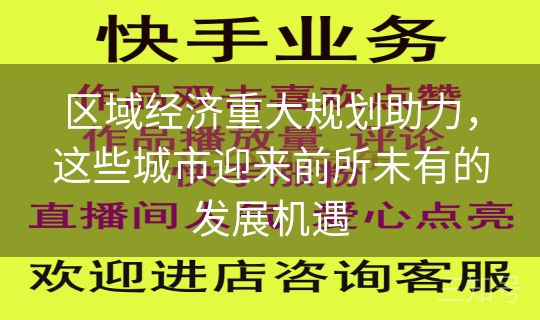 区域经济重大规划助力，这些城市迎来前所未有的发展机遇